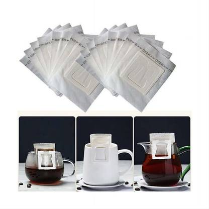 ACOMOCA 50Pcs Drip Bag filter paper for medium grind coffee Indian Coffee Filter