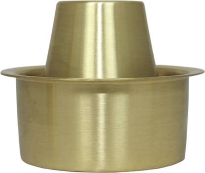 Puri South Indian Dabara Set and 1 Small Spoon-Brushed/Matt Finish Indian Coffee Filter