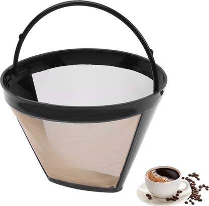 HASTHIP Reusable Coffee Cone Filter 6-12 Cup Cone Coffee Filters Indian Coffee Filter