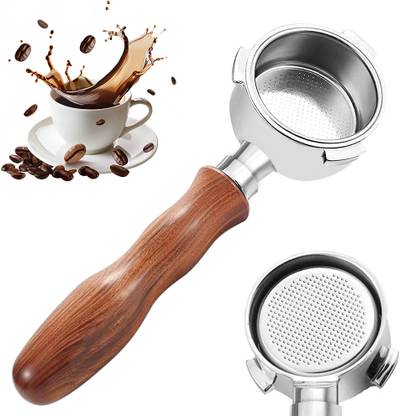 HASTHIP Bottomless Portafilter 51mm for DeLonghi EC680 EC685 Machine Indian Coffee Filter