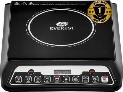 EVEREST 1600 W Induction Cooktop Push Button