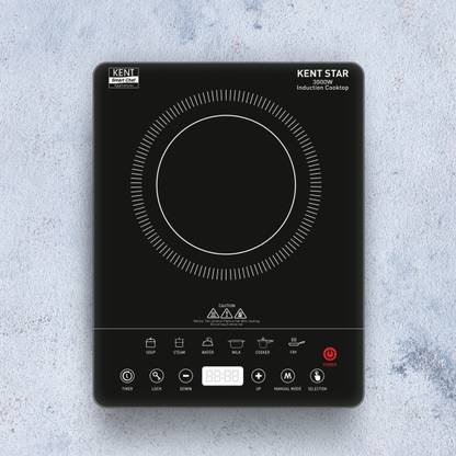 KENT 3000 W Induction Cooktop Push Button