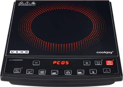 USHA 1600 W Induction Cooktop Push Button