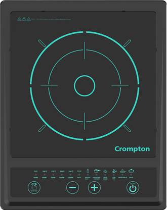 Crompton 1200 W Induction Cooktop Push Button