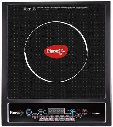 Pigeon 1800W Induction Cooktop  (Black, Push Button) at Rs. 1699