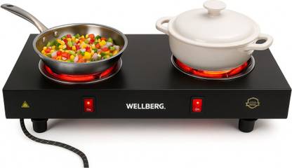 WELLBERG 2000 W Radiant Cooktop Push Button