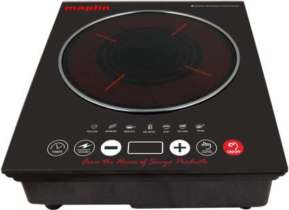 Maplin 2000 W Radiant Cooktop Touch Panel