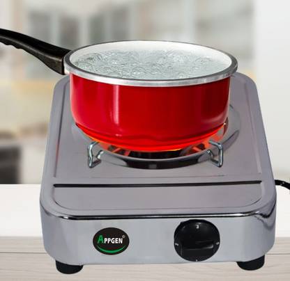 APPGEN ISI Element 2000 Watts Electric Cook Heater Cooktop With Regulator Control Electric Cooking Heater