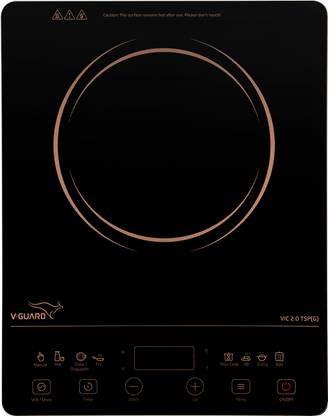 V-Guard 2000 W Induction Cooktop Touch Panel