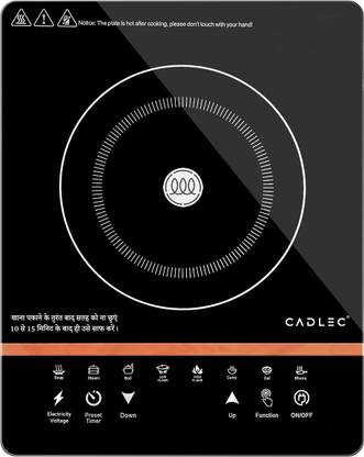 Cadlec 2000 W Induction Cooktop Touch Panel