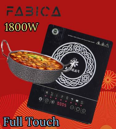 FABICA 1800 W Induction Cooktop Touch Panel