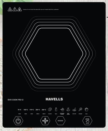 HAVELLS 1200 W Induction Cooktop Push Button