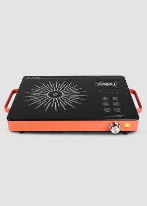 WeGREET 2300 W Induction Cooktop Touch Panel, Push Button, Jog Dial