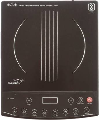 V-Guard 1400 W Induction Cooktop Push Button
