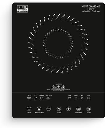 KENT 2000 W Induction Cooktop Touch Panel
