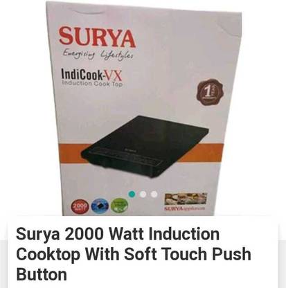 SURYA ROSHNI LIMITED 2000 W Induction Cooktop Push Button