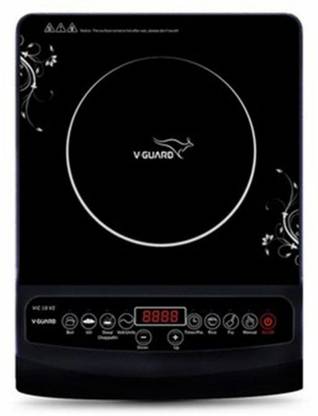 V-Guard 2000 W Induction Cooktop Push Button