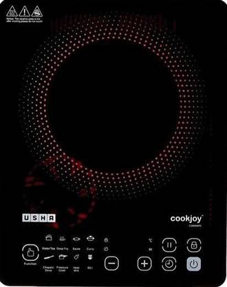 USHA by USHA INTERNATIONAL LIMITES 1600 W Induction Cooktop Push Button