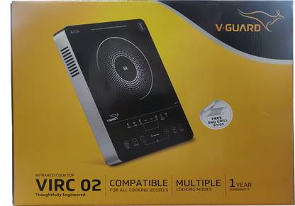 V-Guard 2000 W Radiant Cooktop Touch Panel
