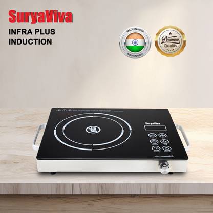 SURYAVIVA 2200 W Radiant Cooktop Touch Panel