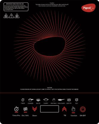 Pigeon 1800 W Induction Cooktop Touch Panel
