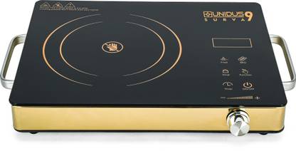 UNIDUS 2000 W Radiant Cooktop Jog Dial, Touch Panel