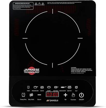 Sansui 2000 W Induction Cooktop Touch Panel