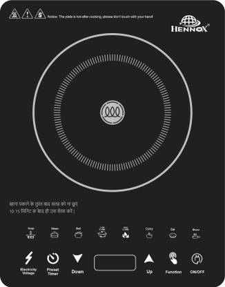 HENNOX 2000 W Induction Cooktop Touch Panel