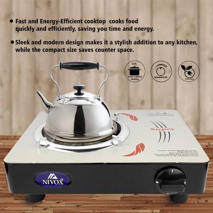 NIVOX 2000 W Radiant Cooktop Jog Dial