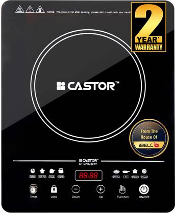 CASTOR by iBELL 2000 W Induction Cooktop Touch Panel