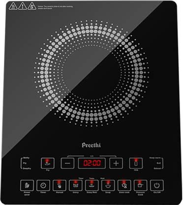 Preethi 2100 W Induction Cooktop Touch Panel