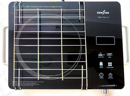 Kenstar 2200 W Radiant Cooktop Jog Dial, Touch Panel