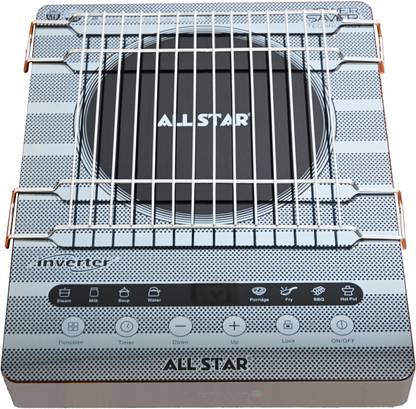 All Star 2200 W Induction Cooktop Touch Panel
