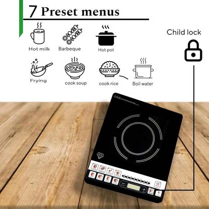 Fanqew 2000 W Induction Cooktop Push Button