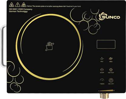sunco 2200 W Induction Cooktop Touch Panel