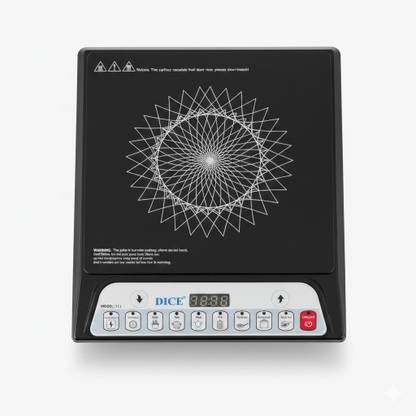 Dice 2000 W Induction Cooktop Push Button