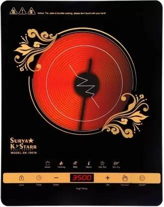 SURYA KSTAR by SURYA K STARR 2000 W Induction Cooktop Touch Panel