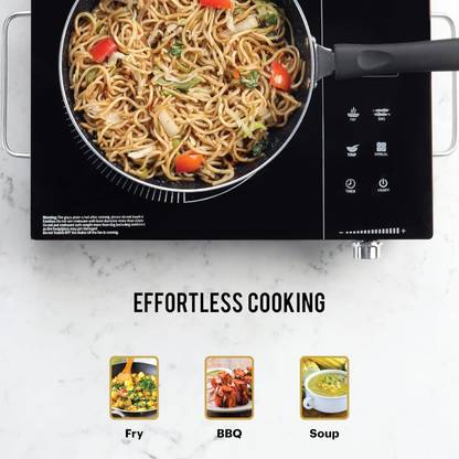 CELLO 2200 W Radiant Cooktop Touch Panel, Jog Dial