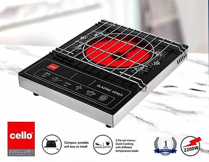 CELLO 2200 W Radiant Cooktop Touch Panel