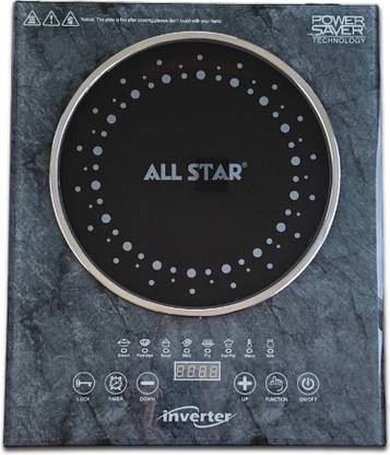 All Star 2200 W Induction Cooktop Touch Panel