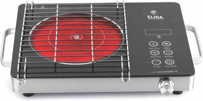 elina home appliances 2200 W Radiant Cooktop Jog Dial, Touch Panel