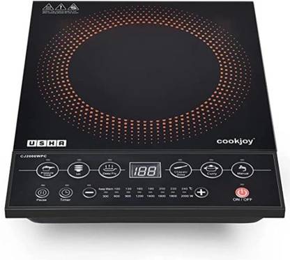 USHA 2000 W Induction Cooktop Push Button