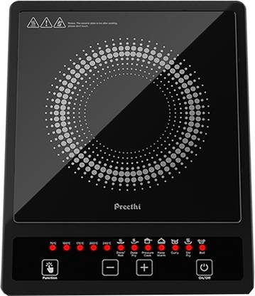 Preethi 1600 W Induction Cooktop Touch Panel