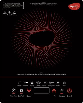 Pigeon 1800 W Induction Cooktop Touch Panel