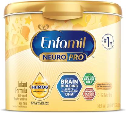 Enfamil NeuroPro Baby Formula, Infant Formula, Prebiotic Immune Blend, Milk based Powder