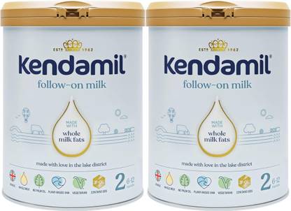 Kendamil Follow-On Milk (2 x 800g) Combo Pack Saver, British-made Infant Formula