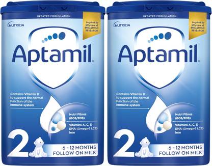 Aptamil 2 Follow-on Milk, UK-Made Infant Formula Powder, Saver Combo (2x800g) (Imported)
