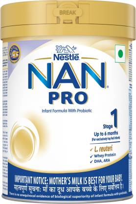 Nestle Nan Pro 1 Infant Formula Powder Stage 1, Tin Pack Upto 6 Months