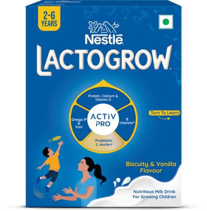 Nestle LACTOGROW Nutritious Milk Drink (Biscuity Vanilla Flavour)