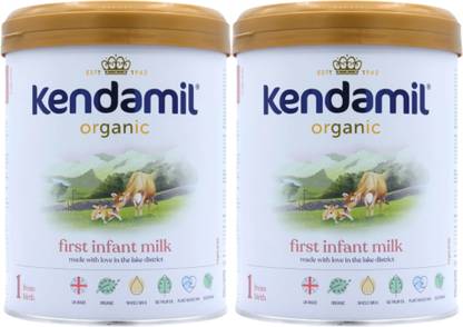 Kendamil 1 Organic First Infant Milk (2 x 800g) Combo Saver Pack, British-made Formula